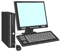 デスクトップパソコンの絵その2