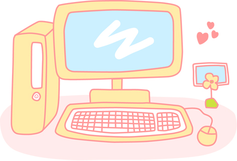 デスクトップパソコンの絵その2