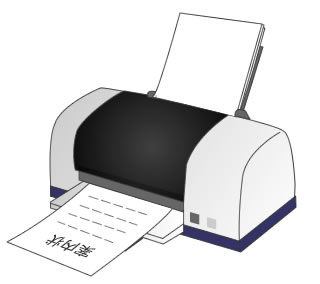 デスクトップパソコンの絵